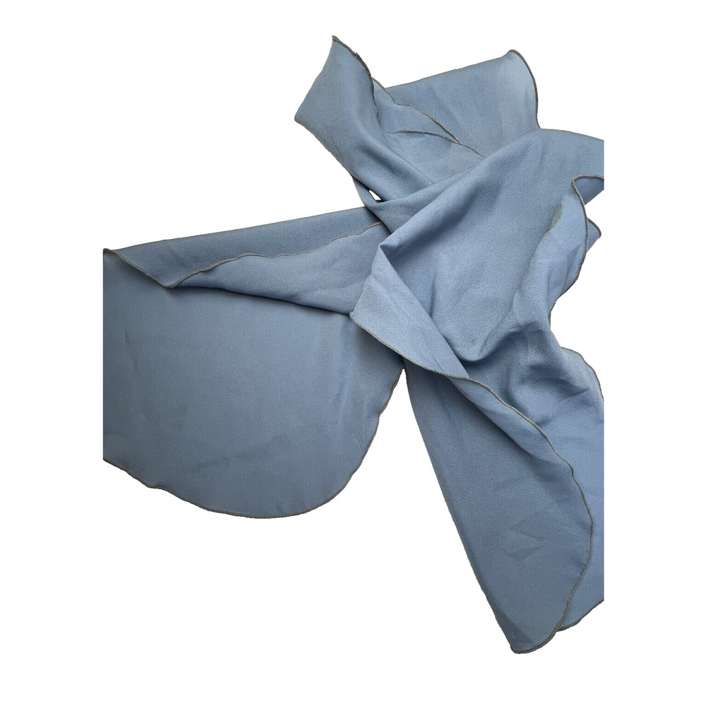 Rectangle Scarf Gray 10" x 58" Neck Head Fashion Minimalist Preppy